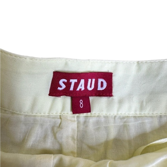 STAUD Sea Mini Skirt in Sunray Size 8 - Picture 5 of 8